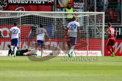 1. BL - Saison 2016/2017 - FC Ingolstadt 04 - FC Schalke 04 - Pascal Groß (#10 FCI) zum 1:1 Ausgleich durch  Elfmeter - Jubel - Fährmann Ralf Torwart Schalke 04 - Foto: Meyer Jürgen