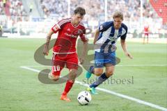 1. Bundesliga - Fußball - FC Ingolstadt 04 - Hertha BSC Berlin - Pascal Groß (10, FCI) Niklas Stark (Hertha 5)