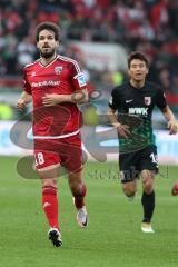 1. BL - Saison 2016/2017 - FC Ingolstadt 04 - FC Augsburg - Romain Brègerie (#18 FCI) - Foto: Meyer Jürgen