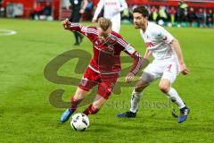 1. BL - Saison 2016/2017 - FC Ingolstadt 04 - 1.FC Köln - Florent Hadergjonaj (#33 FCI) am Boden - - Foto: Meyer Jürgen