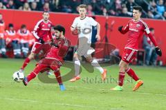 1. BL - Saison 2016/2017 - FC Ingolstadt 04 - FC Bayern München - Lukas Hinterseer (#16 FCI) - Foto: Meyer Jürgen