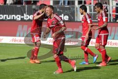 1. Bundesliga - Fußball - FC Ingolstadt 04 - Bayer 04 Leverkusen - Tor Jubel 1:0 Führung durch Sonny Kittel (21, FCI)