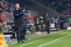 1. Bundesliga - Fußball - FC Ingolstadt 04 - VfL Wolfsburg -Cheftrainer Maik Walpurgis (FCI) an der Seitenlinie