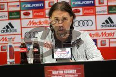1. Bundesliga - Fußball - FC Ingolstadt 04 - 1. FSV Mainz 05 - Pressekonferenz nach dem Spiel Martin Schmidt Cheftrainer Mainz