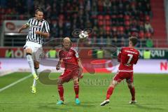 1. Bundesliga - Fußball - FC Ingolstadt 04 - Eintracht Frankfurt - 0:2 - Alexander Meier (14 Frankfurt) Tobias Levels (28, FCI) Mathew Leckie (7, FCI)