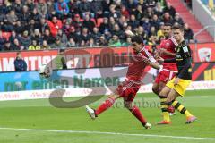 1. Bundesliga - Fußball - FC Ingolstadt 04 - Borussia Dortmund - Almog Cohen (36, FCI) trifft zum 1:0 Tor Jubel