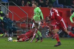 1. BL - Saison 2016/2017 - FC Ingolstadt 04 - VFL Wolfsburg - Anthony Jung (#3 FCI) - Foto: Meyer Jürgen