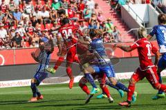 1. Bundesliga - Fußball - FC Ingolstadt 04 - Hertha BSC Berlin - oben mitte Alfredo Morales (6, FCI)  köpft zum Tor