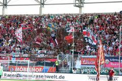 1. BL - Saison 2016/2017 - FC Ingolstadt 04 - Hertha BSC - Fan`s - Fankurve - Foto: Meyer Jürgen