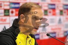 1. Bundesliga - Fußball - FC Ingolstadt 04 - Borussia Dortmund - Pressekonferenz nach dem Spiel Cheftrainer Thomas Tuchel (BVB Trainer) und Cheftrainer Markus Kauczinski (FCI)