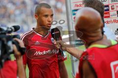 1. Bundesliga - Fußball - FC Ingolstadt 04 - Hertha BSC Berlin - Spiel ist aus, 0:2 Niederlage FCI Neuzugang Marcel Tisserand (32, FCI) im Sky Interview