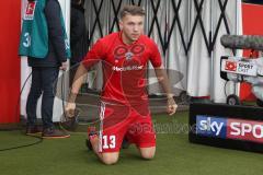 1. BL - Saison 2016/2017 - FC Ingolstadt 04 - VFL Wolfsburg - Robert Leipertz (#13 FCI) - Foto: Meyer Jürgen