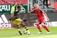 1. BL - Saison 2016/2017 - FC Ingolstadt 04 - Borussia Dortmund - Florent Hadergjonaj (#33 FCI) - Foto: Meyer Jürgen