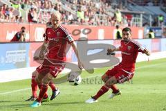 1. Bundesliga - Fußball - FC Ingolstadt 04 - TSG 1899 Hoffenheim - Tobias Levels (28, FCI) Almog Cohen (36, FCI)