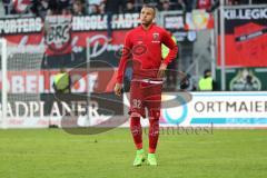 1. Bundesliga - Fußball - FC Ingolstadt 04 - Borussia Mönchengladbach - Spiel ist aus Niederlage 0:2, hängende Köpfe Marcel Tisserand (32, FCI)