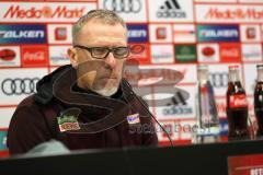 1. Bundesliga - Fußball - FC Ingolstadt 04 - 1. FC Köln - Pressekonferenz nach dem Spiel, Cheftrainer Peter Stöger (Köln)