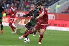 1. BL - Saison 2016/2017 - FC Ingolstadt 04 - FC Augsburg - Romain Brègerie (#18 FCI) - Foto: Meyer Jürgen