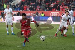 1. Bundesliga - Fußball - FC Ingolstadt 04 - Hamburger SV HSV - Elfmeter Tor Almog Cohen (36, FCI)