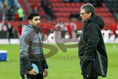 1. BL - Saison 2016/2017 - FC Ingolstadt 04 - 1.FC Köln - Ovid Hajou (Co-Trainer FCI) - Michael Henke (Co-Trainer FCI) im Gespräch - Foto: Meyer Jürgen