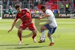 1. BL - Saison 2016/2017 - FC Ingolstadt 04 - FC Schalke 04 - Romain Brègerie (#18 FCI) - Coke weiss Schalke 04 - Foto: Meyer Jürgen