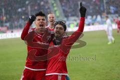 1. Bundesliga - Fußball - FC Ingolstadt 04 - Hamburger SV HSV - Elfemter Tor Almog Cohen (36, FCI) Jubel