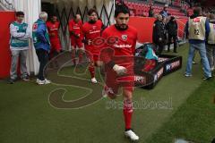 1. BL - Saison 2016/2017 - FC Ingolstadt 04 - FC Augsburg - Almog Cohen (#36 FCI) beim einlaufen zum warm machen - Foto: Meyer Jürgen