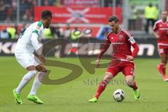 1. Bundesliga - Fußball - FC Ingolstadt 04 - Werder Bremen - rechts Mathew Leckie (7, FCI)