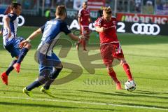 1. BL - Saison 2016/2017 - FC Ingolstadt 04 - Hertha BSC - Robert Leipertz (#13 FCI) - Foto: Meyer Jürgen