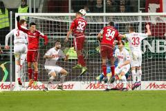 1. BL - Saison 2016/2017 - FC Ingolstadt 04 - 1.FC Köln - Marcel Tisserand (#32 FCI) beim Kopfball - Foto: Meyer Jürgen