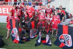 1. BL - Saison 2016/2017 - FC Ingolstadt 04 - Hertha BSC - Fan`s - Fahnen - Foto: Meyer Jürgen