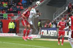 1. BL - Saison 2016/2017 - FC Ingolstadt 04 - SV Werder Bremen - Marcel Tisserand (#32 FCI) beim Kopfball - Foto: Meyer Jürgen