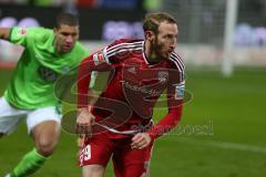 1. BL - Saison 2016/2017 - FC Ingolstadt 04 - VFL Wolfsburg - Moritz Hartmann (#9 FCI) - Foto: Meyer Jürgen