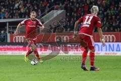 1. Bundesliga - Fußball - FC Ingolstadt 04 - FC Augsburg - Moritz Hartmann (9, FCI) Darío Lezcano (11, FCI)