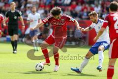 1. BL - Saison 2016/2017 - FC Ingolstadt 04 - FC Schalke 04 - Romain Brègerie (#18 FCI) - Foto: Meyer Jürgen