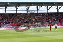 1. BL - Saison 2016/2017 - FC Ingolstadt 04 - FC Schalke 04 - Fans - Choreo - Andreas Buchner - Foto: Meyer Jürgen