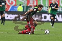 1. BL - Saison 2016/2017 - FC Ingolstadt 04 - FC Augsburg - Roger de Oliveira Bernardo (#8 FCI) - Foto: Meyer Jürgen