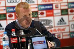 1. Bundesliga - Fußball - FC Ingolstadt 04 - FC Bayern - Pressekonferenz Cheftrainer Carlo Ancelotti (Bayern) und Cheftrainer Maik Walpurgis (FCI)