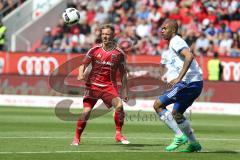 1. Bundesliga - Fußball - FC Ingolstadt 04 - FC Schalke 04 - letzter Spieltag - Sonny Kittel (21, FCI) Naldo (29 Schalke)