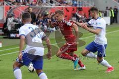 1. Bundesliga - Fußball - FC Ingolstadt 04 - FC Schalke 04 - letzter Spieltag - Donis Avdijaj (33 Schalke) Max Christiansen (19, FCI) Leon Goretzka (8 Schalke)