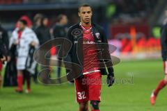 1. Bundesliga - Fußball - FC Ingolstadt 04 - VfL Wolfsburg -Spiel ist aus Unentschieden 1:1, Marcel Tisserand (32, FCI) geht vom Feld