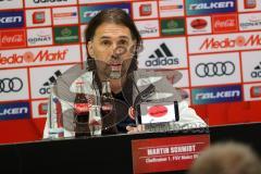 1. Bundesliga - Fußball - FC Ingolstadt 04 - 1. FSV Mainz 05 - Pressekonferenz nach dem Spiel Martin Schmidt Cheftrainer Mainz