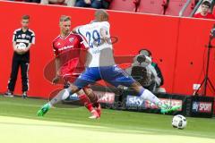 1. BL - Saison 2016/2017 - FC Ingolstadt 04 - FC Schalke 04 - Sonny Kittel (#21 FCI) - Naldo #29 Schalke 04 - Foto: Meyer Jürgen