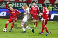 1. BL - Saison 2016/2017 - FC Ingolstadt 04 - 1.FC Köln - Florent Hadergjonaj (#33 FCI) - Foto: Meyer Jürgen