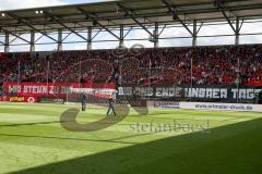 1. BL - Saison 2016/2017 - FC Ingolstadt 04 - FC Schalke 04 - Fans - Choreo - Foto: Meyer Jürgen