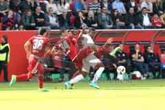 1. Bundesliga - Fußball - FC Ingolstadt 04 - 1. FSV Mainz 05 - Almog Cohen (36, FCI) Marvin Matip (34, FCI) Sereno, Henrique (Mainz 5)