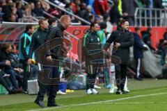 1. Bundesliga - Fußball - FC Ingolstadt 04 - Werder Bremen - Cheftrainer Maik Walpurgis (FCI) schreit ins Spielfeld