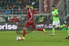 1. Bundesliga - Fußball - FC Ingolstadt 04 - VfL Wolfsburg - Anthony Jung (3, FCI) Daniel Didavi (11 Wolfsburg)