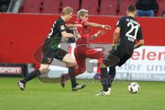 1. BL - Saison 2016/2017 - FC Ingolstadt 04 - FC Augsburg - Lezano Farina,Dario (#37 FCI) - Foto: Meyer Jürgen