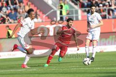 1. Bundesliga - Fußball - FC Ingolstadt 04 - 1. FSV Mainz 05 - Jean-Philippe Gbamin (Mainz 25) Almog Cohen (36, FCI)