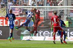 1. BL - Saison 2016/2017 - FC Ingolstadt 04 - Hertha BSC - Lezano Farina,Dario (#37 FCI) - Sebastian Langcamp (#15 Hertha) - Foto: Meyer Jürgen